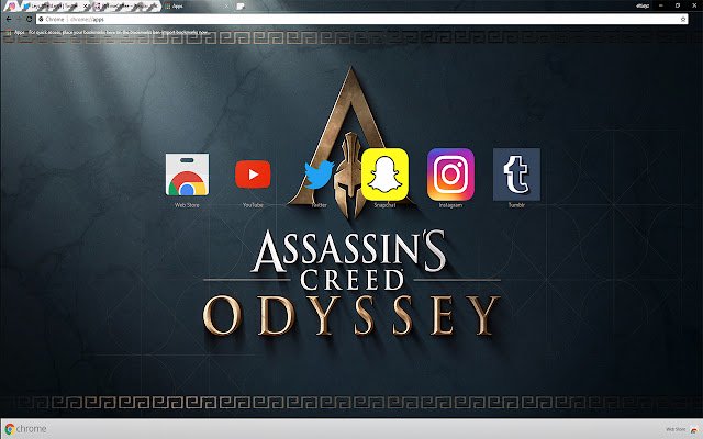 Assassins Creed Odyssey | Imagine de fundal originală din magazinul web Chrome pentru a fi rulat cu OffiDocs Chromium online