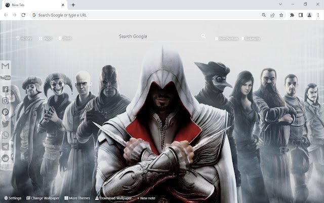 Assassin's Creed Wallpaper מחנות האינטרנט של Chrome להפעלה עם OffiDocs Chromium באינטרנט
