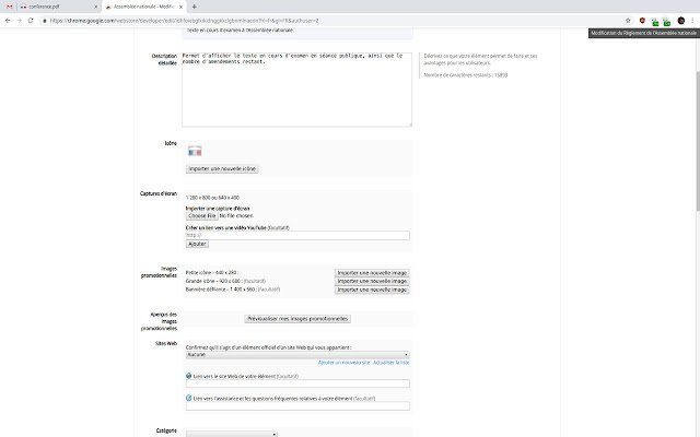 Assemblée nationale  from Chrome web store to be run with OffiDocs Chromium online