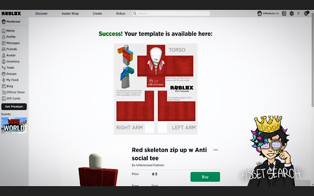 Asset Search  from Chrome web store to be run with OffiDocs Chromium online