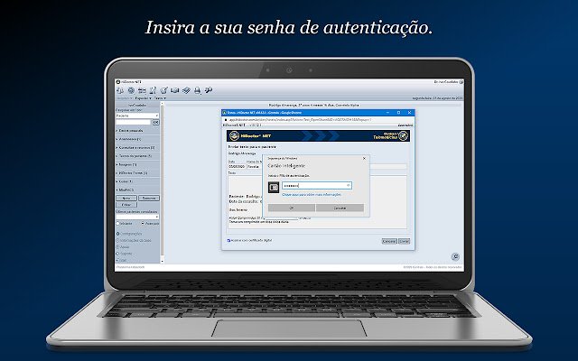 Assinador Digital de Prontuários Médicos dal negozio web di Chrome verrà eseguito con OffiDocs Chromium online