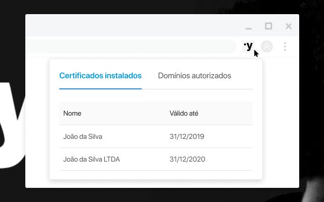 Assinatura Digital no Navegador SyngularID  from Chrome web store to be run with OffiDocs Chromium online