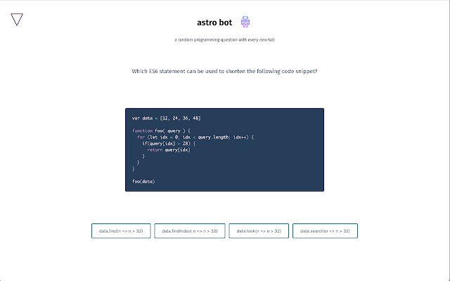 Astro Bot  from Chrome web store to be run with OffiDocs Chromium online
