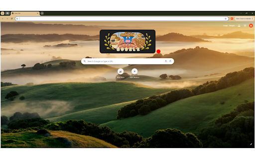 A sunrise over a valley with fog and hills  from Chrome web store to be run with OffiDocs Chromium online