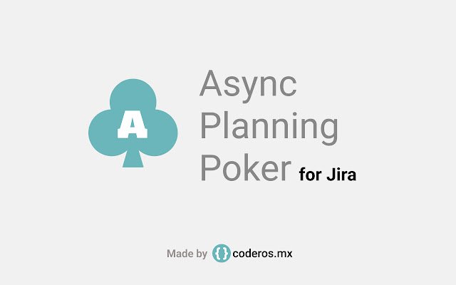 Async Planning Poker pour Jira de la boutique en ligne Chrome à exécuter avec OffiDocs Chromium en ligne