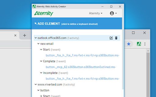 Aternity Web Activity Creator 3.0  from Chrome web store to be run with OffiDocs Chromium online