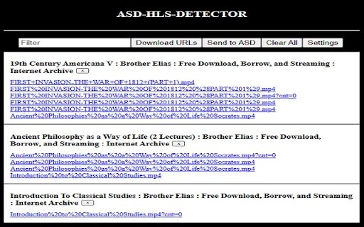 ATHENA HLS DETECTOR  from Chrome web store to be run with OffiDocs Chromium online