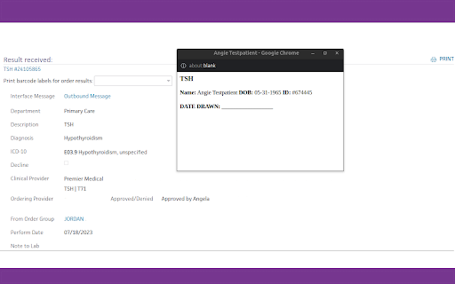 Athena Label Printer  from Chrome web store to be run with OffiDocs Chromium online