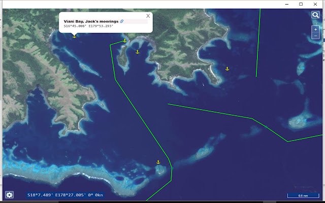 Chrome web mağazasından denizcilere yönelik Fiji Atlası, çevrimiçi OffiDocs Chromium ile çalıştırılacak