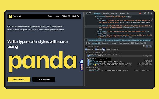 Atomic CSS Devtools  from Chrome web store to be run with OffiDocs Chromium online