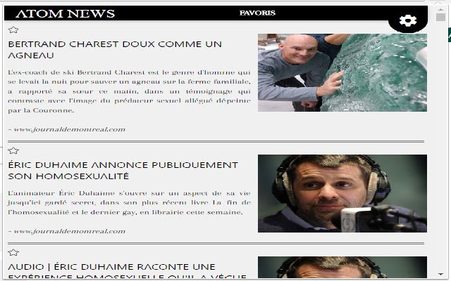 Atom News  from Chrome web store to be run with OffiDocs Chromium online