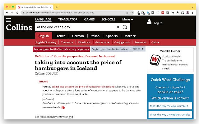 At the End of the Day No More  from Chrome web store to be run with OffiDocs Chromium online