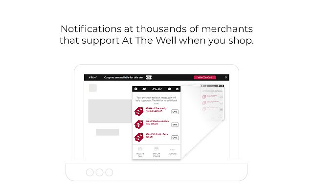 Cửa hàng trực tuyến At The Well from Chrome sẽ được chạy với OffiDocs Chromium trực tuyến