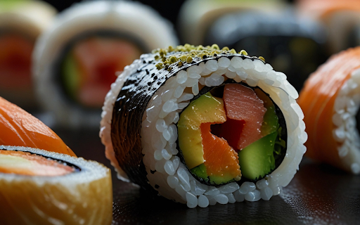 Attractive rice rolls  from Chrome web store to be run with OffiDocs Chromium online