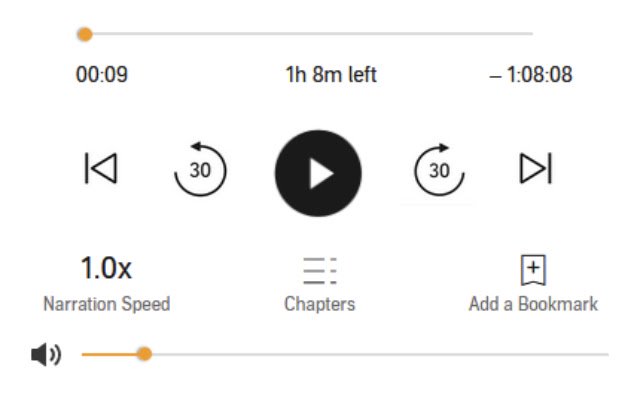 Audible Audio Control  from Chrome web store to be run with OffiDocs Chromium online