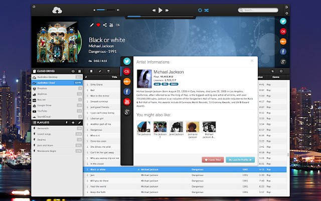 AudioBox dal negozio web di Chrome per essere eseguito con OffiDocs Chromium online