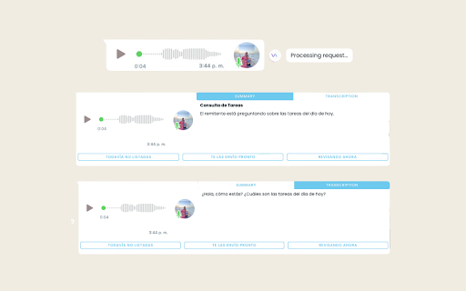 AudioBriefs  from Chrome web store to be run with OffiDocs Chromium online