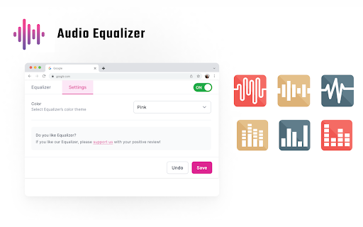 Audio Equalizer  from Chrome web store to be run with OffiDocs Chromium online