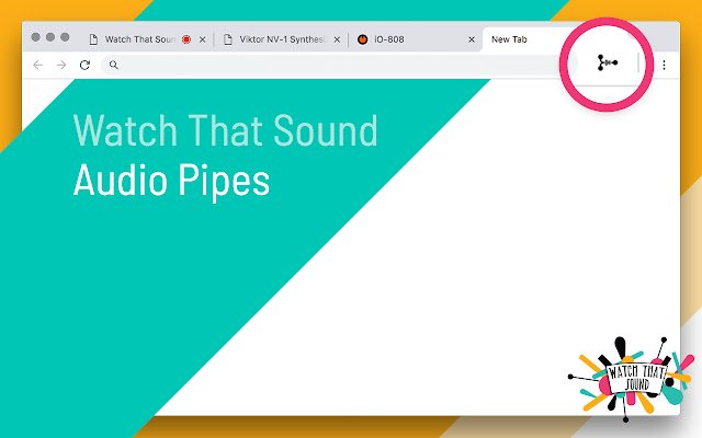 Audio Pipes aus dem Chrome-Webshop zur Ausführung mit OffiDocs Chromium online