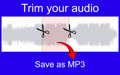 Audio Trimmer  from Chrome web store to be run with OffiDocs Chromium online