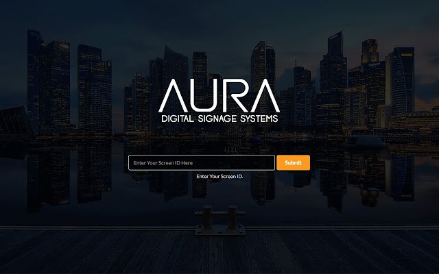 Chrome web mağazasından Aura Digital Signage, OffiDocs Chromium çevrimiçi ile çalıştırılacak