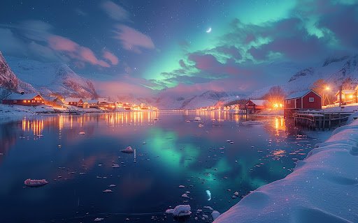 Aurora Borealis  from Chrome web store to be run with OffiDocs Chromium online