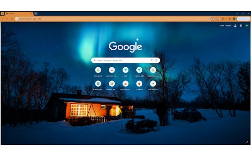 Aurora night scene at the South Pole  from Chrome web store to be run with OffiDocs Chromium online