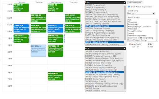 AUS Banner Course Planner  from Chrome web store to be run with OffiDocs Chromium online