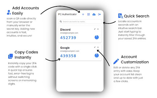 Authenticator for PC  from Chrome web store to be run with OffiDocs Chromium online Authenticator for PC  from Chrome web store to be run with OffiDocs Chromium online