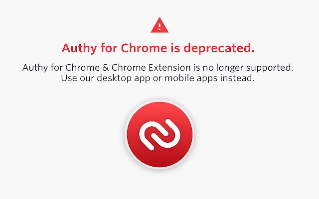 Authy  from Chrome web store to be run with OffiDocs Chromium online