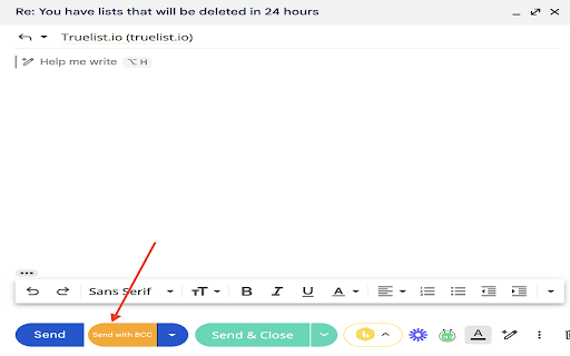 Auto BCC for Gmail  from Chrome web store to be run with OffiDocs Chromium online