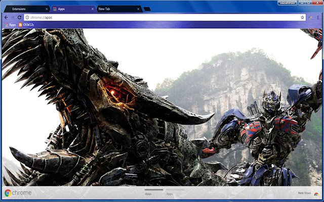 Autobot Grimlock Optimus Transformers din magazinul web Chrome va fi rulat cu OffiDocs Chromium online