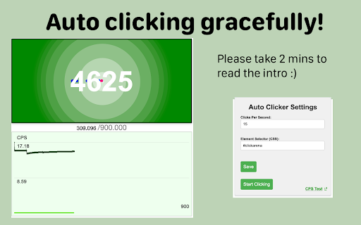 Auto Clicker  from Chrome web store to be run with OffiDocs Chromium online