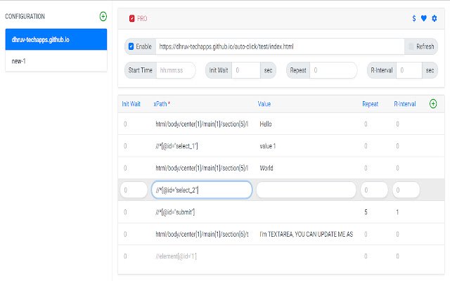 OffiDocs Chromium-এর সাথে অনলাইনে চালানোর জন্য Chrome ওয়েব স্টোর থেকে অটো ক্লিক প্রো