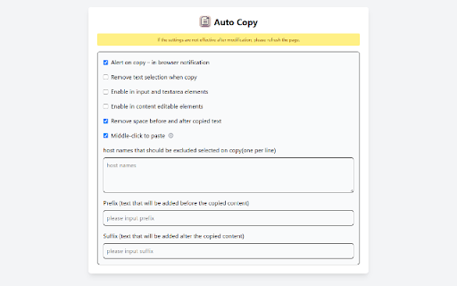 Auto Copy  from Chrome web store to be run with OffiDocs Chromium online