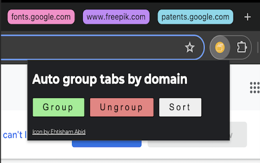 Auto group tabs from Chrome web store to be run with OffiDocs Chromium online Auto group tabs from Chrome web store to be run with OffiDocs Chromium online