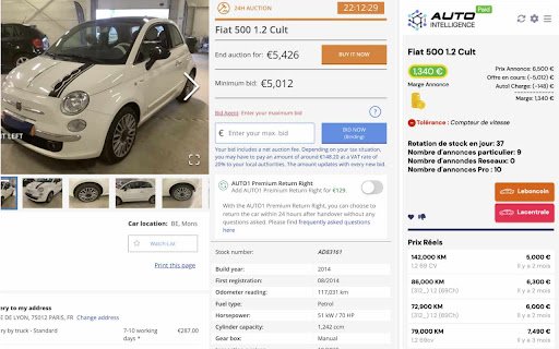 Auto Intelligence  from Chrome web store to be run with OffiDocs Chromium online