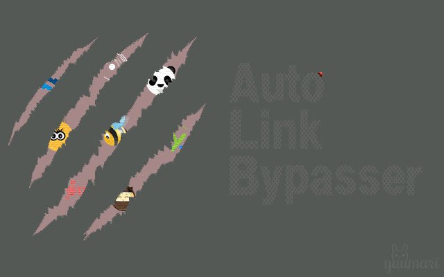 Chrome ウェブストアからの Auto Link Bypasser を OffiDocs Chromium online で実行