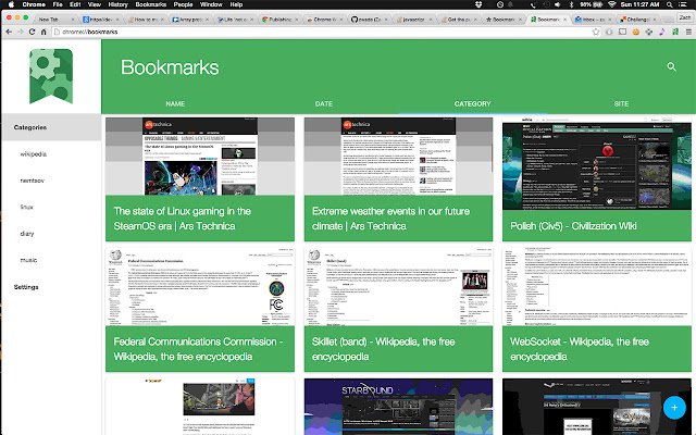 Chrome ウェブストアからの Automark を OffiDocs Chromium オンラインで実行する