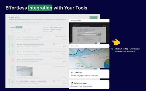 Automately Testing Made Effortless and Efficient  from Chrome web store to be run with OffiDocs Chromium online