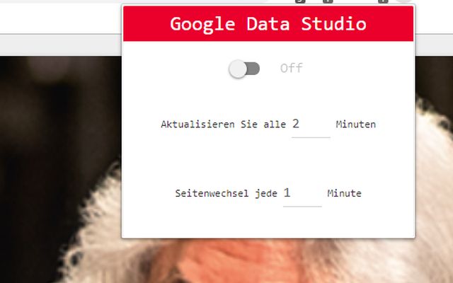 OffiDocs Chromium オンラインで実行される、Chrome Web ストアからの Automatische Aktualisierung Data Studio