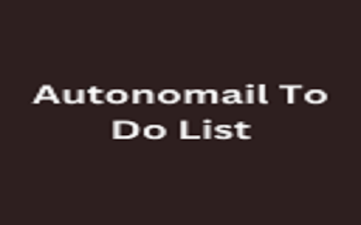 Autonomail To Do List  from Chrome web store to be run with OffiDocs Chromium online