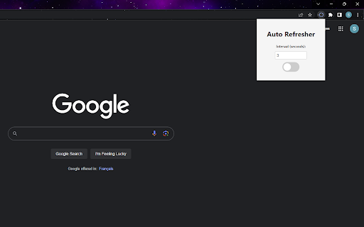 Auto Refresh Extension  from Chrome web store to be run with OffiDocs Chromium online