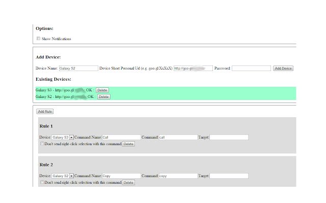 AutoRemote  from Chrome web store to be run with OffiDocs Chromium online