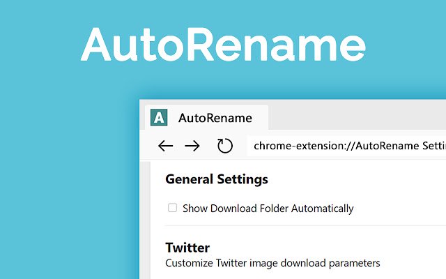 AutoRename từ cửa hàng Chrome trực tuyến sẽ được chạy với OffiDocs Chromium trực tuyến