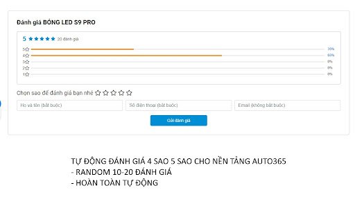 Auto Review Extension by Chungtsn  from Chrome web store to be run with OffiDocs Chromium online