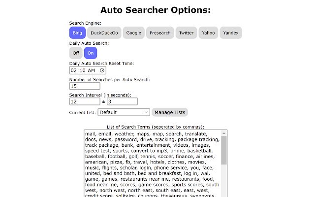 جستجوگر خودکار از فروشگاه وب Chrome برای اجرا با OffiDocs Chromium به صورت آنلاین