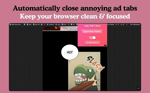 Auto Tab Closer  from Chrome web store to be run with OffiDocs Chromium online