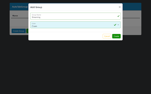 Auto Tab Group  from Chrome web store to be run with OffiDocs Chromium online
