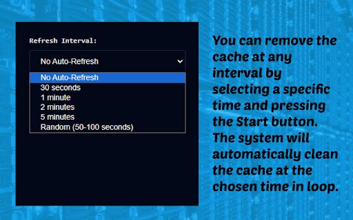 Auto Tab Refresher with Cache Clear, Click, and Scroll  from Chrome web store to be run with OffiDocs Chromium online